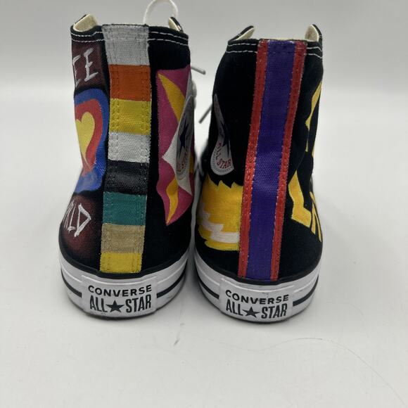 UNISEX CUSTOM CONVERSE ALL STAR CHUCK TAYLOR HIGH MEN'S SZ 8.5 WOMEN’S SZ 10.5 - Picture 6 of 16